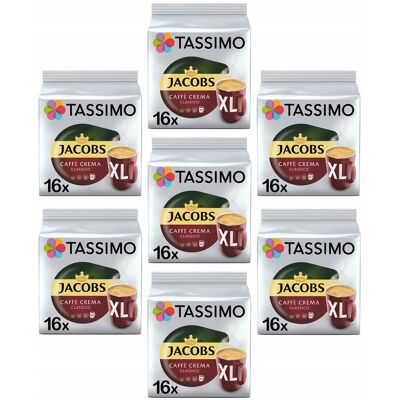 Kapsułki Do Tassimo Jacobs Caffe Crema Classico 112 Szt. Kapsułki Do Tassimo Jacobs Caffe Crema Classico 112 Szt.