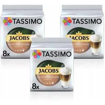 Kapsułki Do Tassimo Jacobs Latte Macchiato Classico 24 Szt. Kapsułki Do Tassimo Jacobs Latte Macchiato Classico 24 Szt.