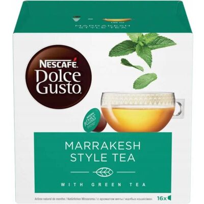 Nescafe Kapsułki Dolce Gusto Nescafé Marrakesh Style Tea 16 Szt Zielona Herbata Mię Nescafe Kapsułki Dolce Gusto Nescafé Marrakesh Style Tea 16 Szt Zielona Herbata Mię