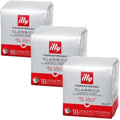 Kapsułki Illy Espresso Classico, 54 Sztuki Kapsułki Illy Espresso Classico, 54 Sztuki