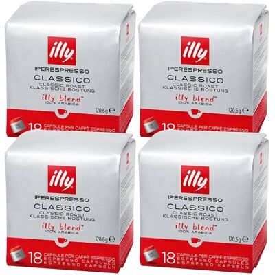 Kapsułki Illy Espresso Classico, 72 Sztuki Kapsułki Illy Espresso Classico, 72 Sztuki