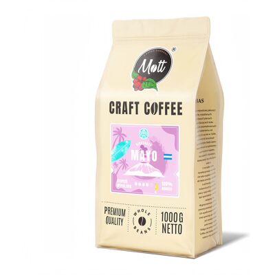 Mott Coffee Kawa 100% Arabica Mott Mayo 1kg Świeżo Palona Z Nikaragui Mott Coffee Kawa 100% Arabica Mott Mayo 1kg Świeżo Palona Z Nikaragui