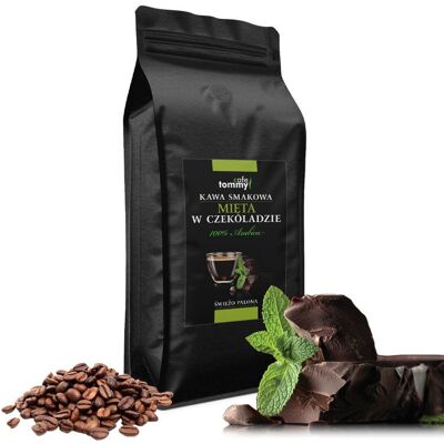 Tommy Cafe Kawa czekolada mięta arabica 1 kg ziarno Tommy Tommy Cafe Kawa czekolada mięta arabica 1 kg ziarno Tommy