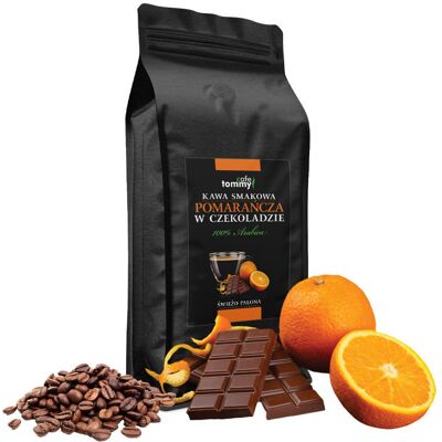 Tommy Cafe Kawa czekolada pomarańcz arabica 1 kg ziarno Tommy Tommy Cafe Kawa czekolada pomarańcz arabica 1 kg ziarno Tommy