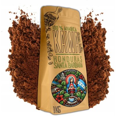 Kawa Mielona Honduras Santa Barbara 100% Arabica Świeża 1 Kg Green Touch Kawa Mielona Honduras Santa Barbara 100% Arabica Świeża 1 Kg Green Touch