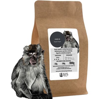 Ingagi Coffee Kawa mielona Indie świeżo palona arabica 500g Ingagi Coffee Kawa mielona Indie świeżo palona arabica 500g