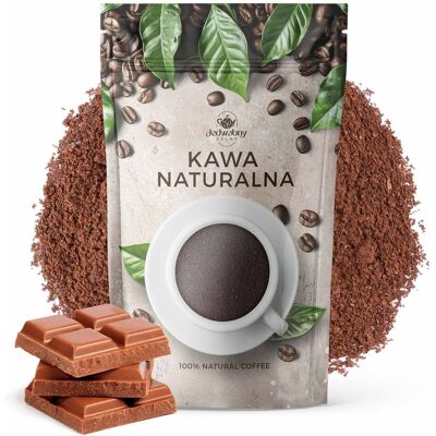 Jedwabny Szlak Kawa Robusta Indonezja CZEKOLADOWA mielona do ekspresu swieża 500g Jedwabny Szlak Kawa Robusta Indonezja CZEKOLADOWA mielona do ekspresu swieża 500g