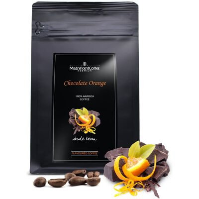 Magnificent Coffee Kawa smakowa ziarnista Czekolada Pomarańcza 500g Magnificent Coffee Kawa smakowa ziarnista Czekolada Pomarańcza 500g