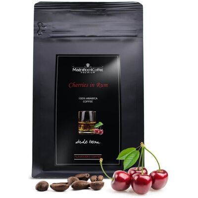 Magnificent Coffee Kawa Smakowa Ziarnista Wiśnie W Rumie 500g Magnificent Coffee Kawa Smakowa Ziarnista Wiśnie W Rumie 500g