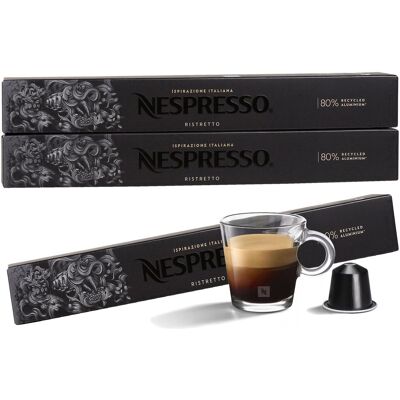 Kawa W Kapsułkach O Smaku Ispirazione Ristretto Italiano Nespresso 30 Kapsułek Kawa W Kapsułkach O Smaku Ispirazione Ristretto Italiano Nespresso 30 Kapsułek