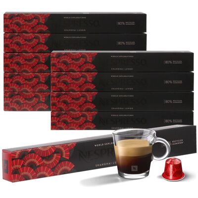 Kawa W Kapsułkach O Smaku Shanghai Lungo Nespresso 100 Kapsułek Kawa W Kapsułkach O Smaku Shanghai Lungo Nespresso 100 Kapsułek