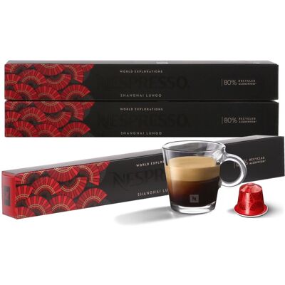 Kawa W Kapsułkach O Smaku Shanghai Lungo Nespresso 30 Kapsułek Kawa W Kapsułkach O Smaku Shanghai Lungo Nespresso 30 Kapsułek