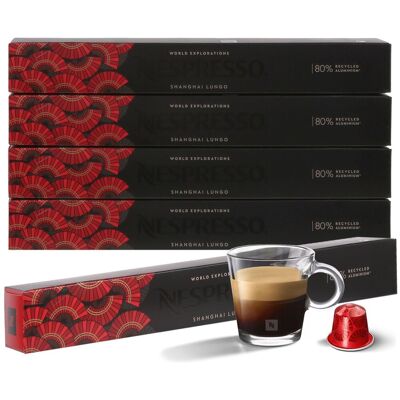 Kawa W Kapsułkach O Smaku Shanghai Lungo Nespresso 50 Kapsułek Kawa W Kapsułkach O Smaku Shanghai Lungo Nespresso 50 Kapsułek