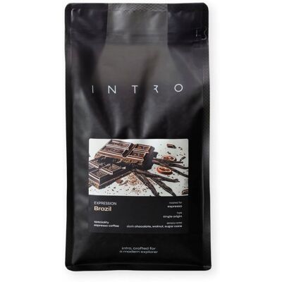 Kawa ziarnista 1kg - BRAZYLIA ESPRESSO - świeżo palona, speciality INTRO Kawa ziarnista 1kg - BRAZYLIA ESPRESSO - świeżo palona, speciality INTRO
