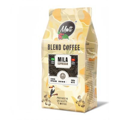 Mott Coffee Kawa Ziarnista 1kg Espresso Ciemno Palona Świeżo Palona Mott Coffe Mott Coffee Kawa Ziarnista 1kg Espresso Ciemno Palona Świeżo Palona Mott Coffe