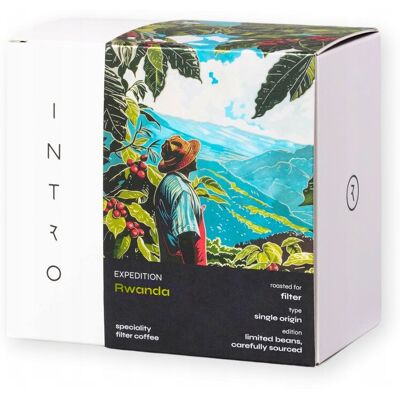 INTRO Kawa Ziarnista 250g – Rwanda Kizi Rift – Kawa Speciality Kawa Przelewowa INTRO Kawa Ziarnista 250g – Rwanda Kizi Rift – Kawa Speciality Kawa Przelewowa