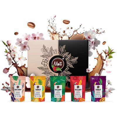 Mott Coffee Kawa Ziarnista Arabica 100% Kostaryka Na Prezent Świeżo Palona 5x100g Mott Coffee Kawa Ziarnista Arabica 100% Kostaryka Na Prezent Świeżo Palona 5x100g
