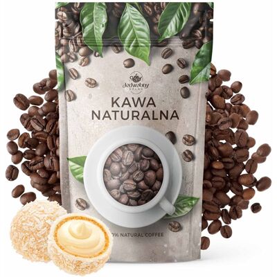 Jedwabny Szlak Kawa ziarnista ARABICA RAFAELLO 500g ziarno świeża smakowa palona Jedwabny Szlak Kawa ziarnista ARABICA RAFAELLO 500g ziarno świeża smakowa palona