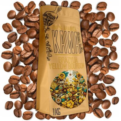 Kawa Ziarnista Brazylia Yellow Bourbon 100% Arabica 1 Kg Green Touch Kawa Ziarnista Brazylia Yellow Bourbon 100% Arabica 1 Kg Green Touch