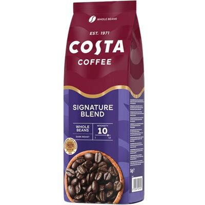 Costa Coffee Signature Blend Ciężko Palone Ziarna Kawy - Kawa Costa Coffee Signature Blend Ciężko Palone Ziarna Kawy - Kawa