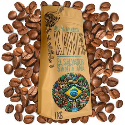 Kawa Ziarnista El Salwador Santa Ana 100% Arabica 1 Kg Green Touch Kawa Ziarnista El Salwador Santa Ana 100% Arabica 1 Kg Green Touch