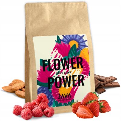 JAVA Coffee Kawa Ziarnista Flower Power 100% Arabika Jasna Do Filtra Świeżo Palona - 500 G JAVA Coffee Kawa Ziarnista Flower Power 100% Arabika Jasna Do Filtra Świeżo Palona - 500 G