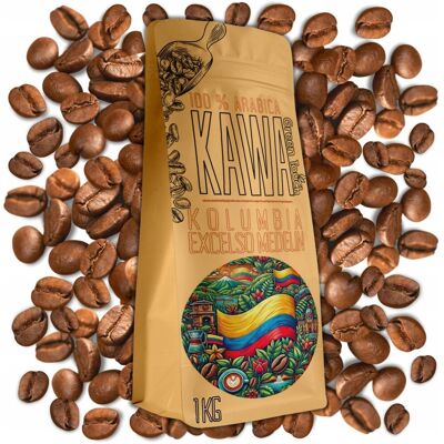 Kawa Ziarnista Kolumbia Excelso Medelin 100% Arabica 1 Kg Green Touch Kawa Ziarnista Kolumbia Excelso Medelin 100% Arabica 1 Kg Green Touch
