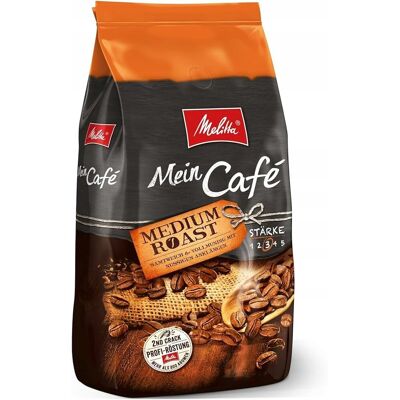 Kawa Ziarnista Melitta Mein Cafe Medium Roast 1kg Kawa Ziarnista Melitta Mein Cafe Medium Roast 1kg
