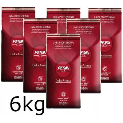 Kawa Ziarnista Pera Dolce Aroma 100% Włoska 6 Kg Kawa Ziarnista Pera Dolce Aroma 100% Włoska 6 Kg