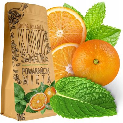 Kawa Ziarnista Pomarańcza Z Miętą Miętowa Pomarańczowa 1 Kg Green Touch Kawa Ziarnista Pomarańcza Z Miętą Miętowa Pomarańczowa 1 Kg Green Touch