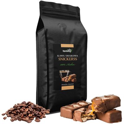 Tommy Cafe Kawa Ziarnista Smakowa Snickerss 1kg Tommy Cafe Kawa Ziarnista Smakowa Snickerss 1kg