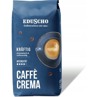 Eduscho - Caffè Crema Kräftig - 1 kg - ziarna kawy Eduscho - Caffè Crema Kräftig - 1 kg - ziarna kawy