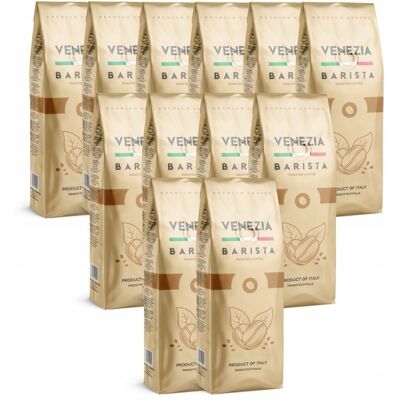 Kawa Ziarnista Venezia Barista Plus 12kg Arabica Robusta Palona Włochy Kawa Ziarnista Venezia Barista Plus 12kg Arabica Robusta Palona Włochy