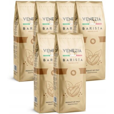 Kawa Ziarnista Venezia Barista Plus 6kg Włoska Kawa Świeżo Palona Kawa Ziarnista Venezia Barista Plus 6kg Włoska Kawa Świeżo Palona