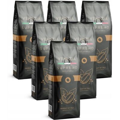 Kawa Ziarnista Venezia Supremo 100% Arabica 6kg Kawa Ziarnista Venezia Supremo 100% Arabica 6kg
