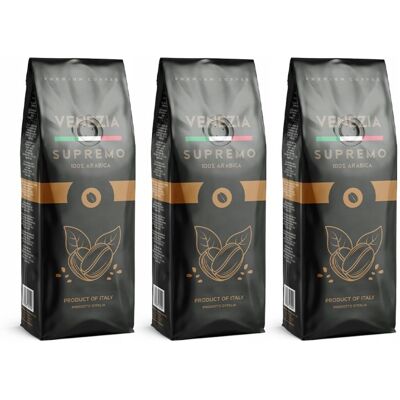 Kawa Ziarnista Venezia Supremo Świeżo Palona 3kg Kawa Ziarnista Venezia Supremo Świeżo Palona 3kg
