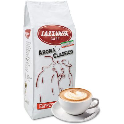 Kawa ziarnista włoska Lazzarin Aroma Classico czekolada niska kwasowość 1kg Kawa ziarnista włoska Lazzarin Aroma Classico czekolada niska kwasowość 1kg