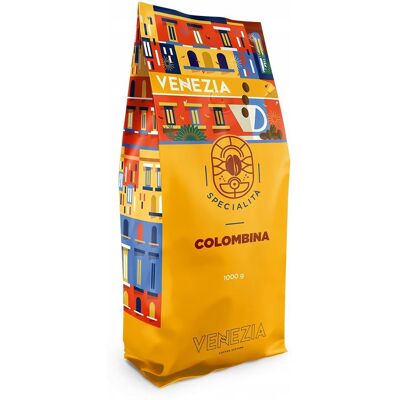 Kawa Ziarnista Włoska Venezia Colombina 1kg Świeżo Palona Robusta Kawa Ziarnista Włoska Venezia Colombina 1kg Świeżo Palona Robusta