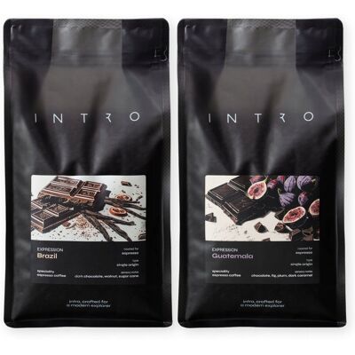 Kawa Ziarnista Zestaw 2x1kg Kawa Speciality Świeżo Palona 100 Arabica Intro Kawa Ziarnista Zestaw 2x1kg Kawa Speciality Świeżo Palona 100 Arabica Intro