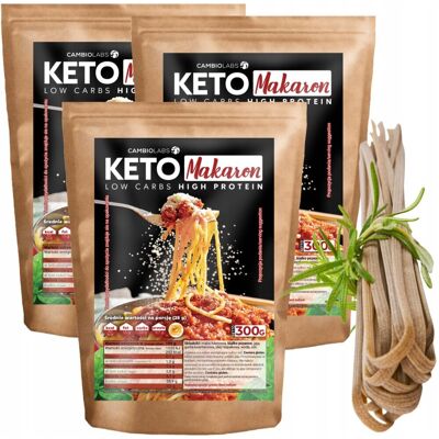 Cambiolabs Keto Produkty MAKARON KETO 90% mniej węglowodanów Cambiolabs Keto Produkty MAKARON KETO 90% mniej węglowodanów