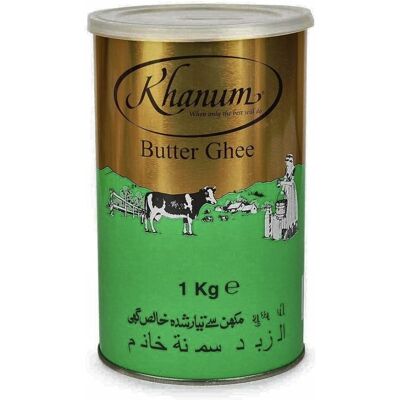 Inny producent Khanum Pure Butter Ghee 1kg Inny producent Khanum Pure Butter Ghee 1kg