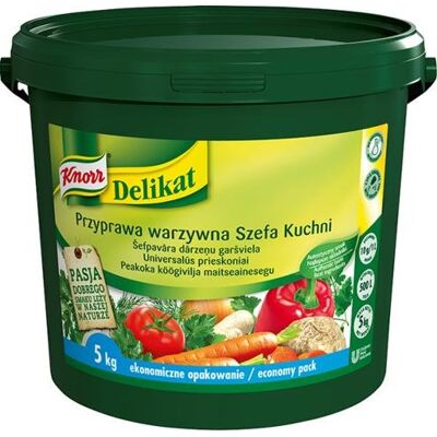 Knorr Delikat Przyprawa Warzywna Szefa Kuchni 5kg Knorr Delikat Przyprawa Warzywna Szefa Kuchni 5kg