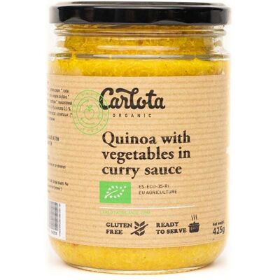 Carla Komosa Ryżowa Z Warzywami, Kurkumą I Curry Bezglutenowa Bio 425 G - Carlota Carla Komosa Ryżowa Z Warzywami, Kurkumą I Curry Bezglutenowa Bio 425 G - Carlota