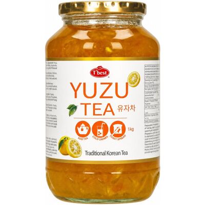 Inny producent Konfitura Yuzu Tea T'best cytrusowa w słoiku 1 kg - do herbaty, do deserów, do tostów Inny producent Konfitura Yuzu Tea T'best cytrusowa w słoiku 1 kg - do herbaty, do deserów, do tostów
