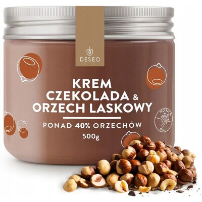 inna (Inny) Krem Czekoladowo-Orzechowy 500g – Krem z Orzechów Laskowych i Kakao, 40% orzechów, Idealny do Kanapek, Deserów, Jaglanek, Chałki, Croissantów i Słod.. inna (Inny) Krem Czekoladowo-Orzechowy 500g – Krem z Orzechów Laskowych i Kakao, 40% orzechów, Idealny do Kanapek, Deserów, Jaglanek, Chałki, Croissantów i Słod..