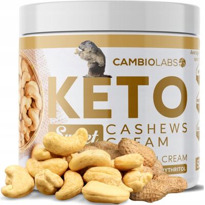 Cambiolabs KREM Masło Orzechowe z Nerkowców KETO bez cukru Cambiolabs KREM Masło Orzechowe z Nerkowców KETO bez cukru