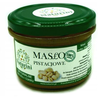 Naturini Krem Pistacjowy Super Smak Naturalny 200g Smooth Naturini Krem Pistacjowy Super Smak Naturalny 200g Smooth