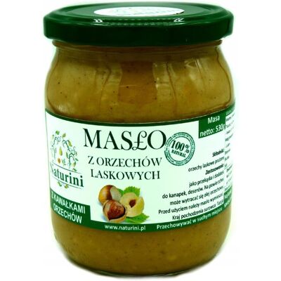 Naturini Krem Z Orzechów Laskowych 530g 100% Crunchy Naturini Krem Z Orzechów Laskowych 530g 100% Crunchy
