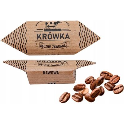 B&B; Słodycze z Pomysłem Krówki Ciągutki Kawowe 1Kg B&B; Słodycze z Pomysłem Krówki Ciągutki Kawowe 1Kg