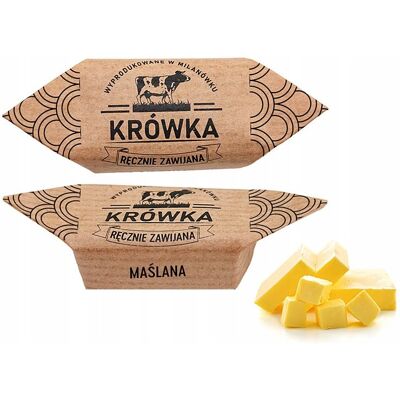 B&B; Słodycze z Pomysłem Krówki Ciągutki Maślane 1Kg B&B; Słodycze z Pomysłem Krówki Ciągutki Maślane 1Kg